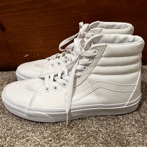 NWOT Vans Sk8-Hi Shoe White